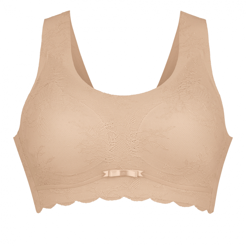 ANI5400.753 - Bralette Essential Lace senza ferretto con coppe estraibili - desert