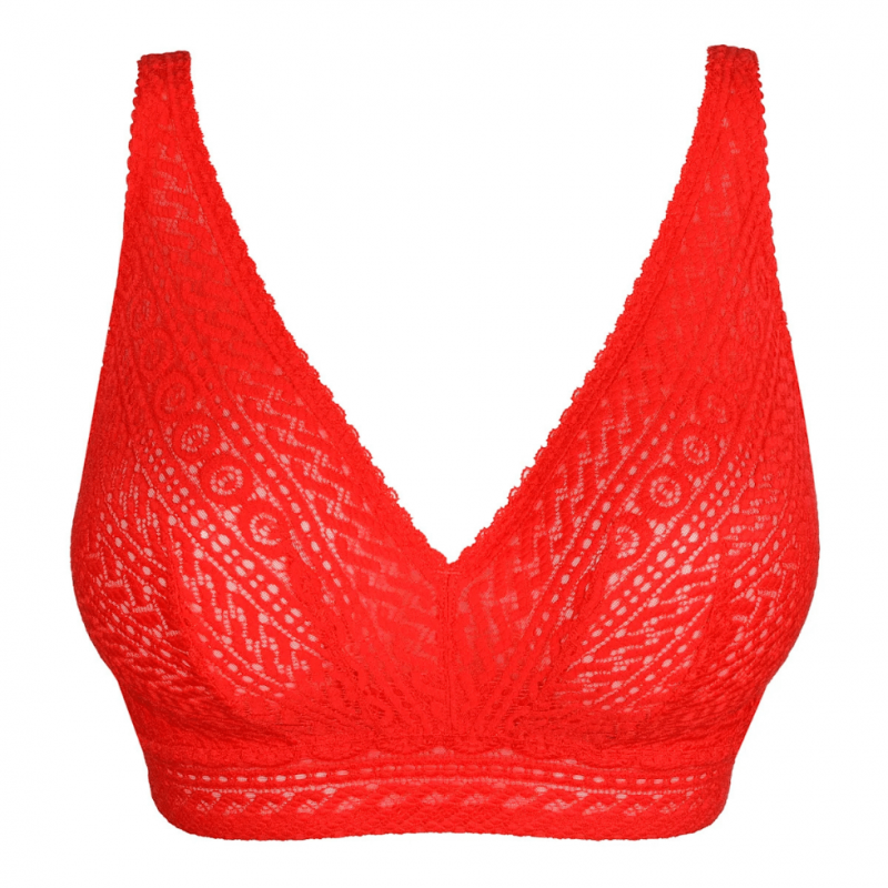 PD-0163386TRR Bralette a Triangolo Montara senza ferretto - True Red