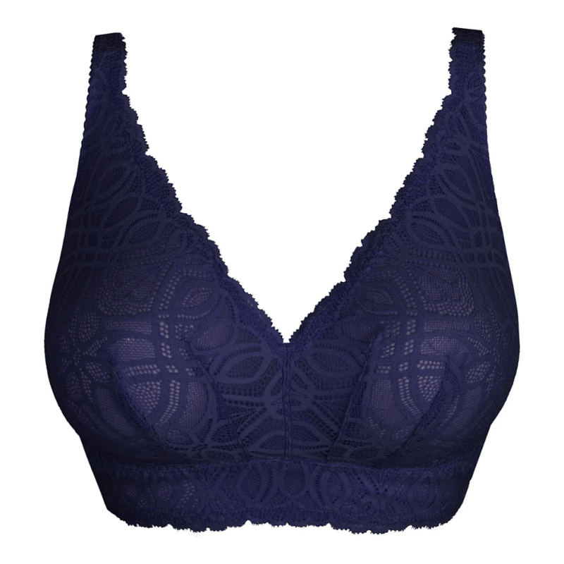 PD-0163536MID Bralette a Triangolo Salerno senza ferretto - Midnight Blue