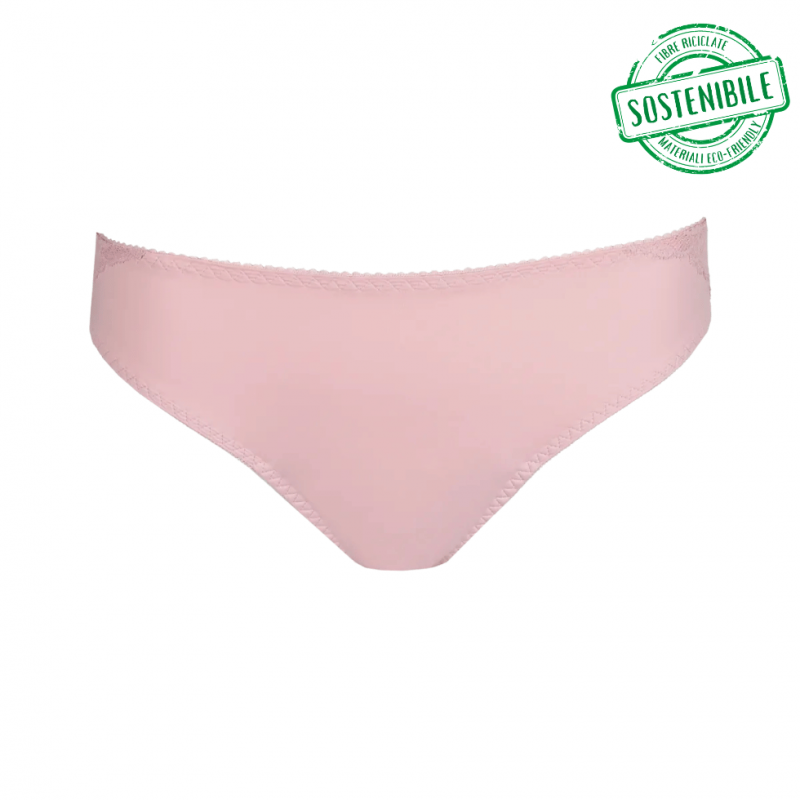 PD-0563530SNR- Slip medio Salerno con pizzo - Spring Rose