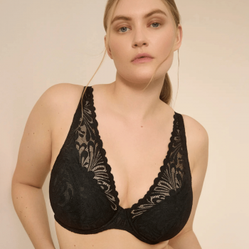 PD-0142474ZWA- Reggiseno a triangolo preformato Rupi con ferretto - nero