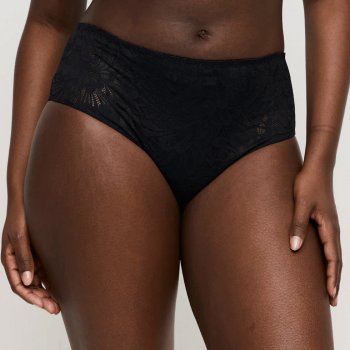 PD-0542471ZWA- Slip a vita alta Rupi in pizzo - Nero