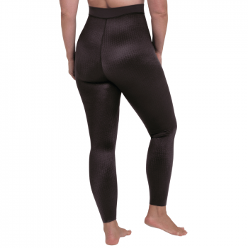 ANI1699.768 - Sport tights massage taglie forti - leggings magici linfodrenanti a compressione graduata con banda - Chocolate