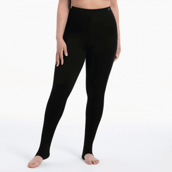 ANI1697.1.001-Elvas guaina lunga a compressione graduata per taglie forti- leggings magici pro - nero