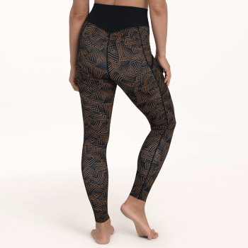 ANI1671.779- Sport tights massage con tasche - leggings magici linfodrenanti a compressione graduata con banda - pulse