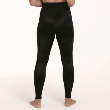 ANI1671.001- Sport tights massage con tasche - leggings magici linfodrenanti a compressione graduata con banda - nero