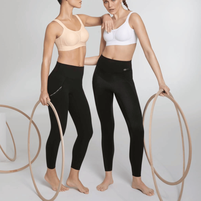 Sport tights massage con tasche - leggings magici linfodrenanti a compressione graduata con banda Sport Tight Massage Anita Acti