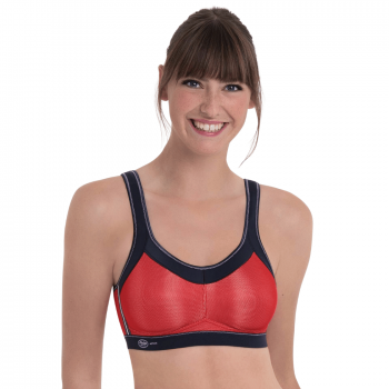 ANI5529.186- Reggiseno sportivo Momentum - rosso e blu