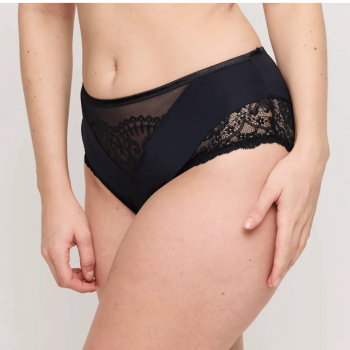 PD-0563580ZWA - Slip brasiliano a vita media Shimla - nero