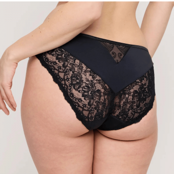 PD-0563580ZWA - Slip brasiliano a vita media Shimla - nero