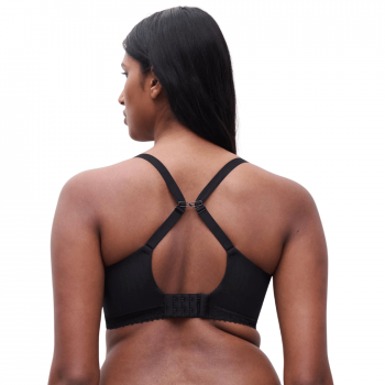 CL-C19XM0-011- Reggiseno soft Romance con ferretto - nero