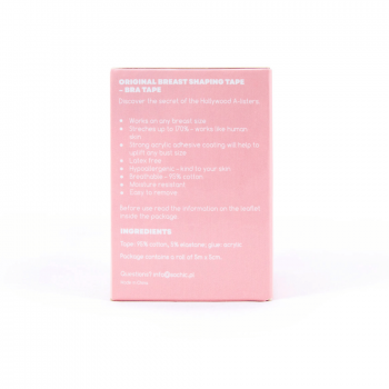 BT-05-NUDE -Bra tape roll 5cm nastro adesivo per seno - nudo