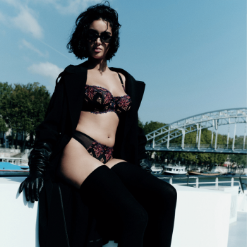 CL-C26050-B25- Reggiseno a balconcino Champs-Elysées con ferretto - Noir joyaux