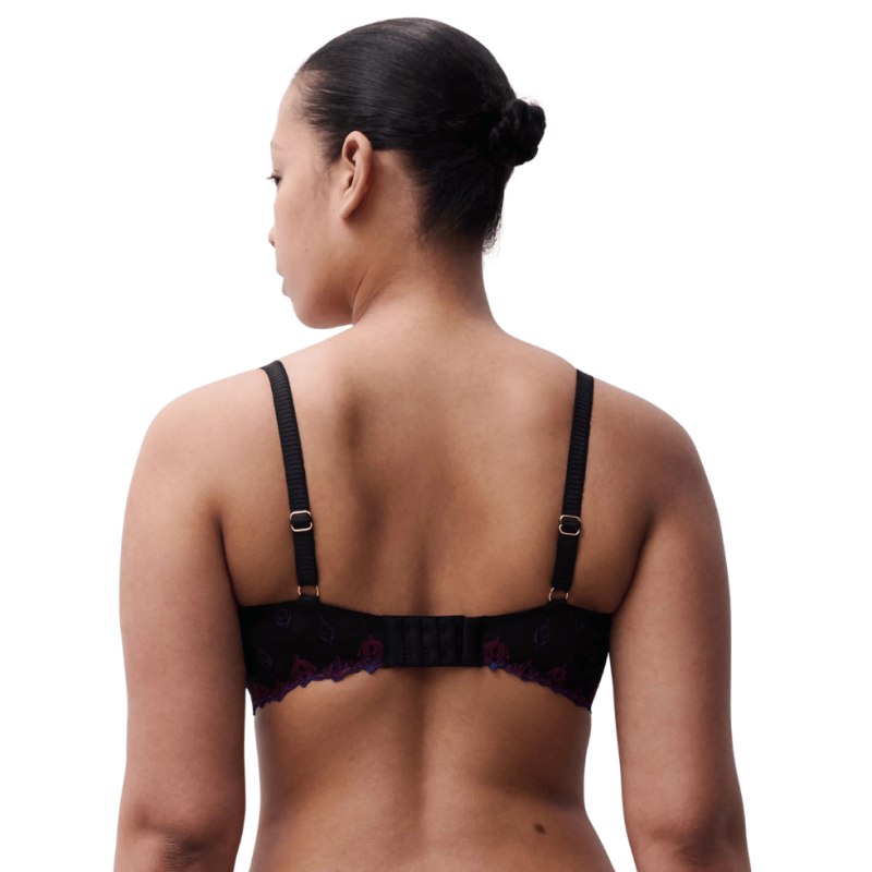 Reggiseno a balconcino Champs-Elysées noir jayaux