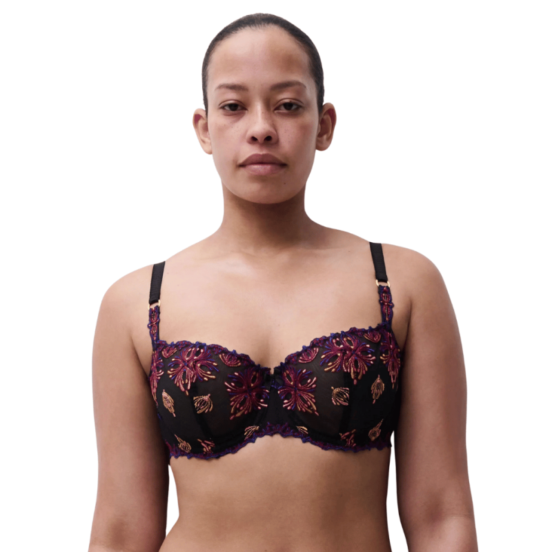 Reggiseno a balconcino Champs-Elysées noir jayaux