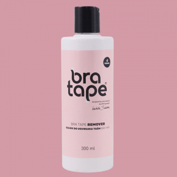BT-KIT10-NUDE -Bra tape kit 10cm con copricapezzoli e olio rimozione - Nudo