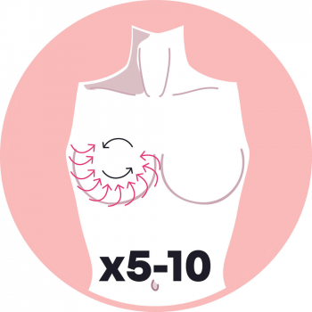 BT-SZ-BR - Spazzola per linfodrenaggio seno e collo