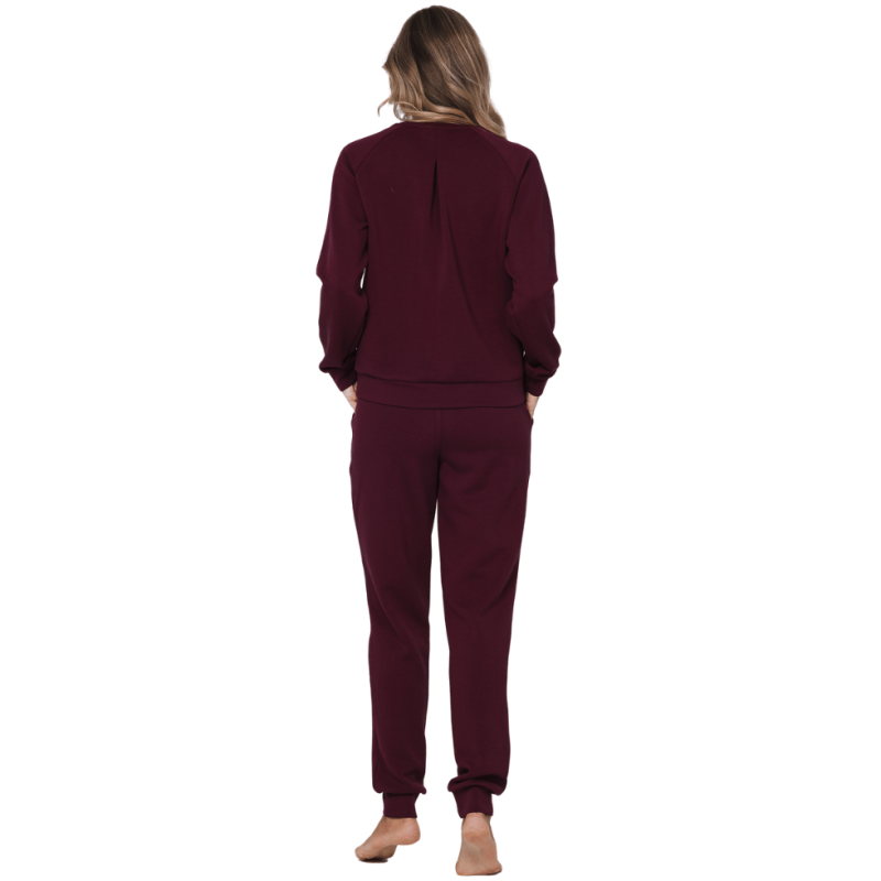 Tuta due pezzi manica lunga Pastunette dark red