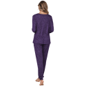 Tuta due pezzi manica lunga Pastunette dark purple