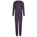 Tuta due pezzi manica lunga Pastunette dark purple