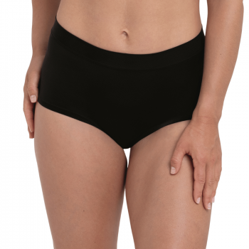 ANI1333.001-Slip Claire vita alta liscio e invisibile - nero