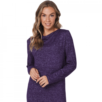 PA-181252-236-2- Camicia da notte a manica lunga - dark purple
