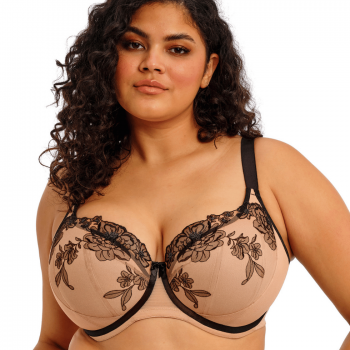 EL-EL302615CAT - Reggiseno Teagan balconcino preformato speciale seno abbondante - cafè au lait