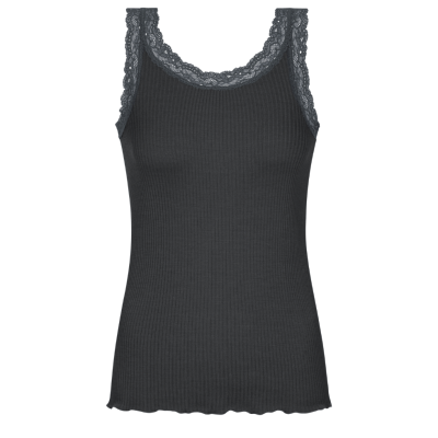 Canotta in lana seta serie Wool Expressive Mey donna thunder grey