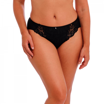 FL-FL102650BLK-Slip Portia in pizzo - nero