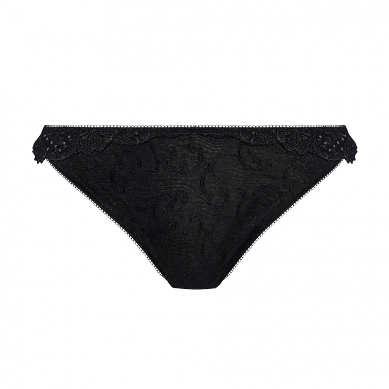 FL-FL102670BLK-Brasiliana Portia in pizzo - nero