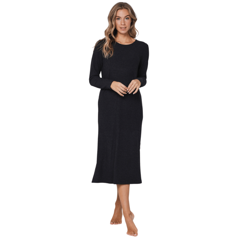 Camicia da notte dark grey Pastunette