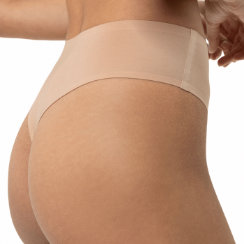 MEY-1120055-376- Perizoma vita alta serie Simply Better Invisible in modal - cream tan