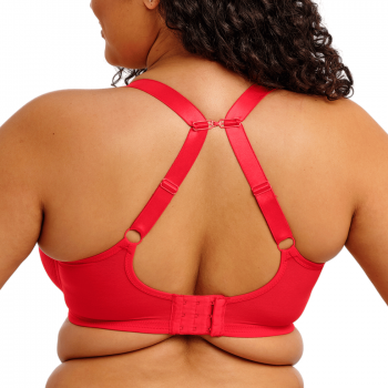 EL-EL303334RED- Reggiseno soft Tiernie per coppe grandi - Red