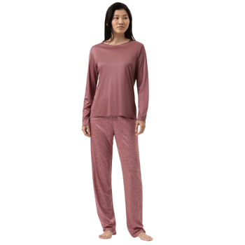 MEY-1240090-1730 - Pigiama pantalone e maglia maniche lunghe Little Vines - vintage mauve