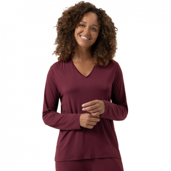 MEY-1210081-1725 - T-shirt manica lunga Pure Chic - Boysenberry