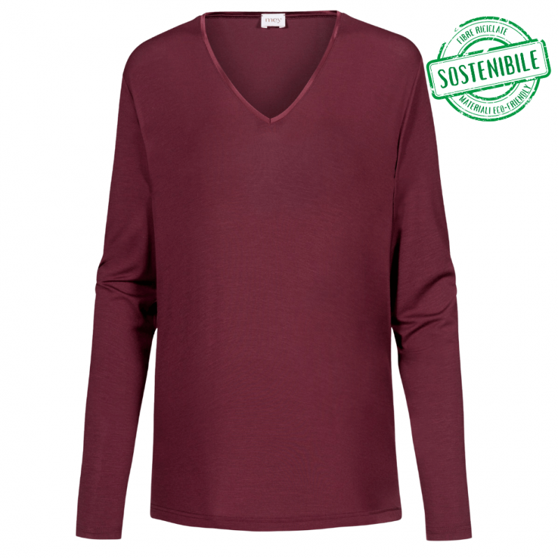 MEY-1210081-1725 - T-shirt manica lunga Pure Chic - Boysenberry