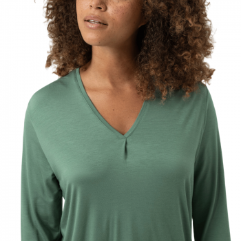 MEY-1210082-1723 - Pigiama pantalone e maglia maniche lunghe Mystical Maze - Eucaliptus Green