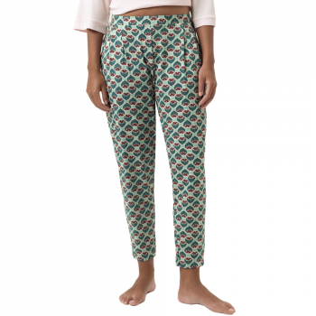 MEY-1210082-1723 - Pigiama pantalone e maglia maniche lunghe Mystical Maze - Eucaliptus Green