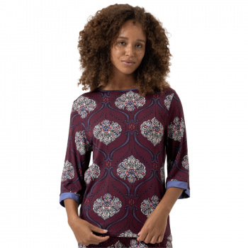 MEY-1210083-1725 - T-shirt manica 3/4 Mysterious Ornaments - Boysenberry