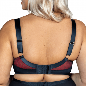 KL-B-CABARET SOFTFULLCUP- Reggiseno soft con ferretto supporto laterale per coppe grandi - rosso nero