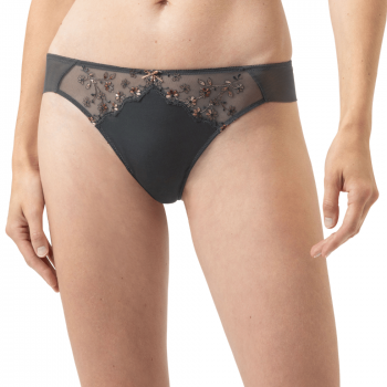 MEY-79445-515- Brasiliana Delightful in pizzo e tulle - Thunder grey