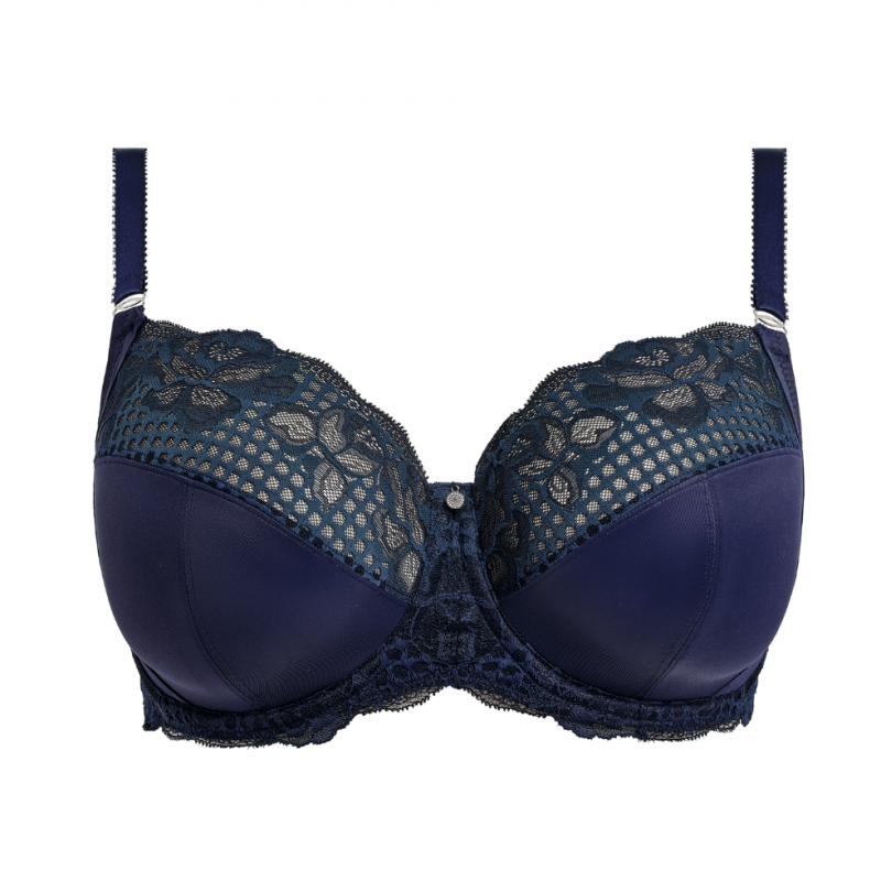 FL-FL101801NAY- Reggiseno soft Reflect in pizzo - Navy