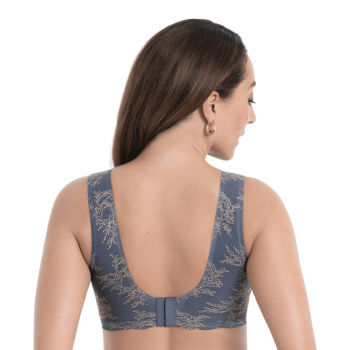 ANI5400.405- Bralette Essential Lace senza ferretto con coppe estraibili - Grey rose
