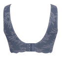 Bralette con coppe imbottite Essential Lace Anita grey rose