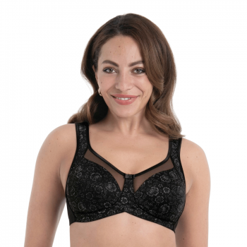 ANI5874.445- Reggiseno Clara Art senza ferretto liscio - black antracite
