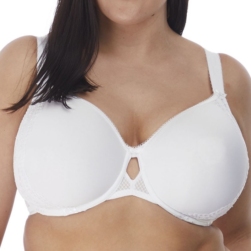Reggiseno con Ferretto Elomi Charley Bianco - Invisibile e Traspirante