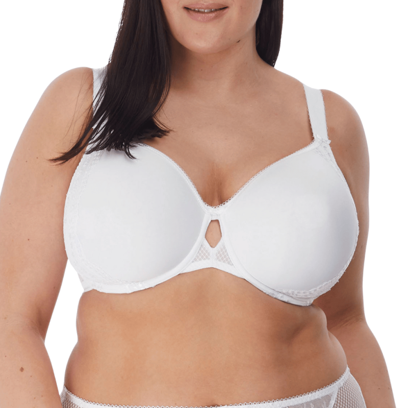 Reggiseno con Ferretto Elomi Charley Bianco - Invisibile e Traspirante