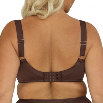 KL-B-MOCCA- SOFTFULLCUP- Reggiseno soft con ferretto supporto laterale per coppe grandi - mocca