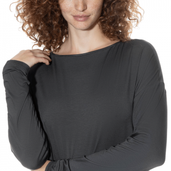 MEY-1210017-515- Maglia maniche lunghe serie Pure Chic - thunder grey