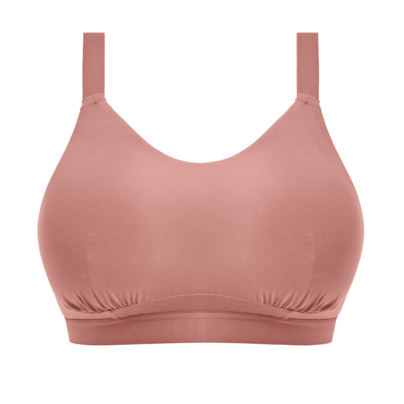 EL-EL301417ASE - Reggiseno Downtime senza ferretto in modal - Ash Rose
